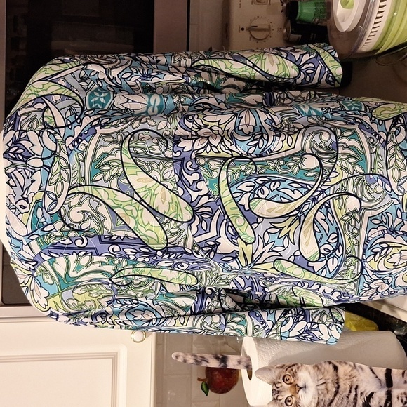 Z women's JM Collection multi color stretch 3/4 sleeve plus size top 2X - Picture 2 of 4